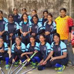 Students of Sona Medical College of Naturopathy and Yoga participated in the CM Hockey Trophy for girls