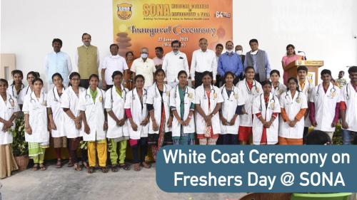 White Coat on Freshers Day 2022