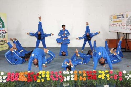 Sona Medical college students Yoga Dance Poses