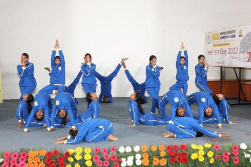 Sona Medical college students Yoga Dance Pose